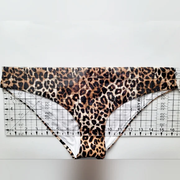 NWT 🐆 Victoria's Secret Pink Bikini Bottom, Leopard Print, Size L - Picture 6 of 8